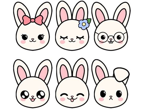 drawings of cute bunnies|easy bunny face drawing.